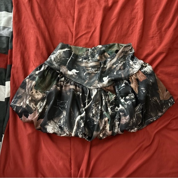 SHEIN Dresses & Skirts - Shein Camo Bubble Skirt